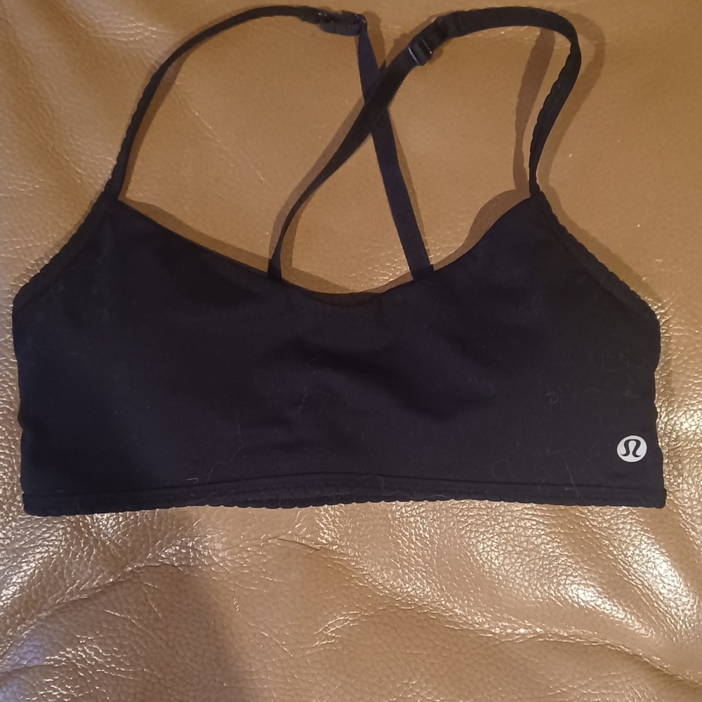 Lululemon bra, black, size 4.